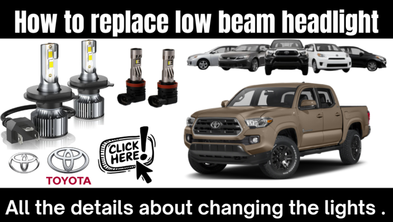 Replace Low Beam Headlight